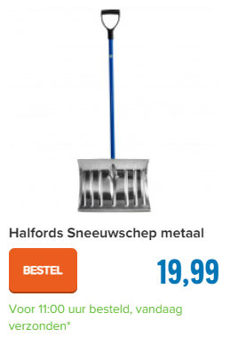 Halfords Sneeuwschep metaal