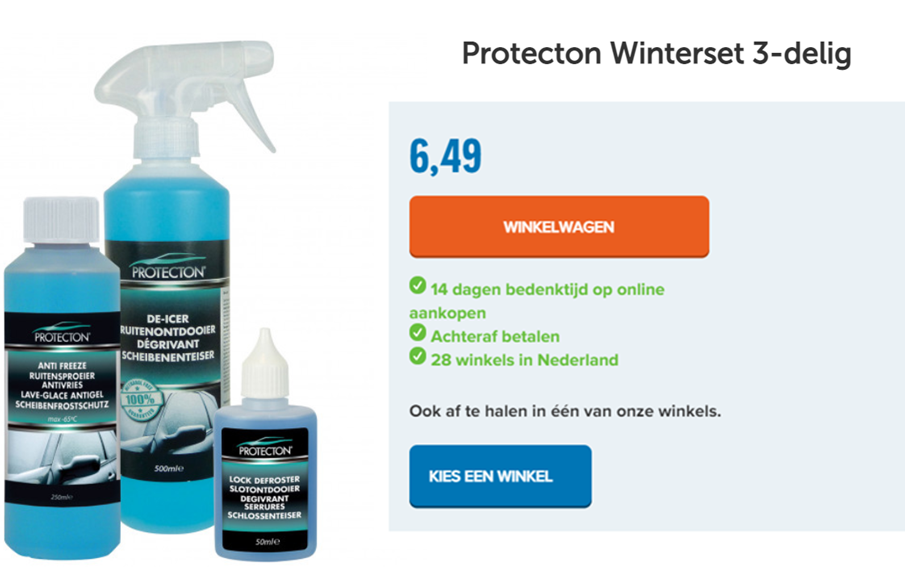 Protecton Winterset 3-delig