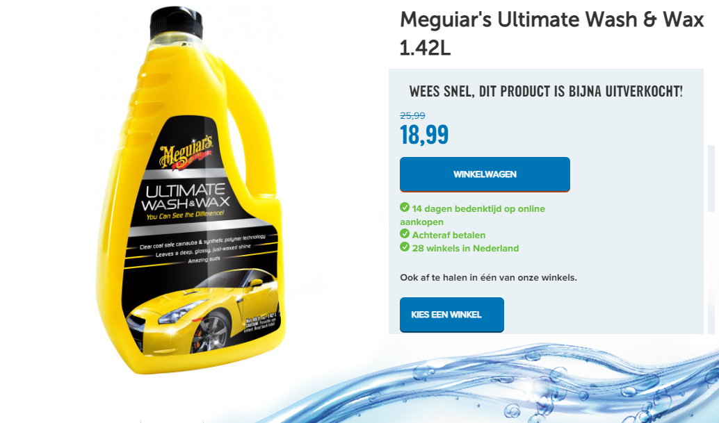 Meguiar's Ultimate Wash & Wax 1.42L