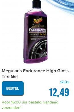 Meguiar's Endurance High Gloss Tire Gel