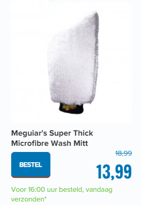 Meguiar's Super Thick Microfibre Wash Mitt