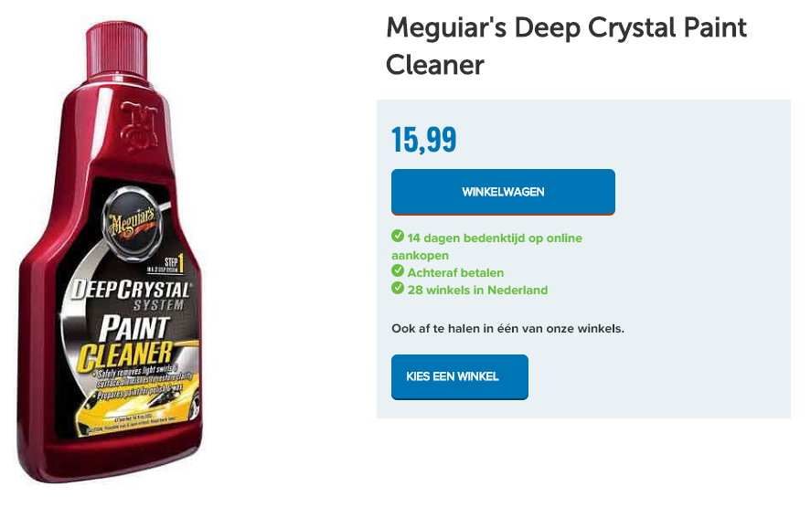 Meguiar's Deep Crystal Paint Cleaner