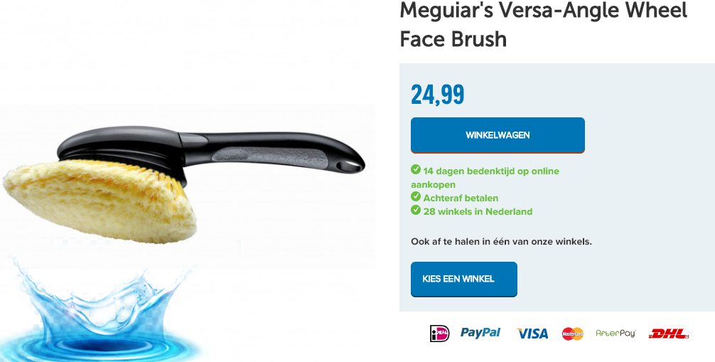 Meguiar's Versa-Angle Wheel Face Brush