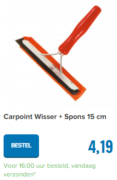 Carpoint Wisser + Spons 15 cm