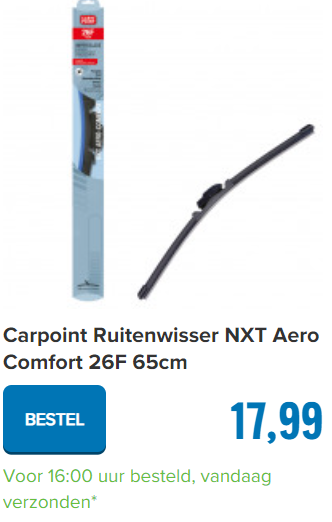 Carpoint Ruitenwisser NXT Aero Comfort 26F 65cm