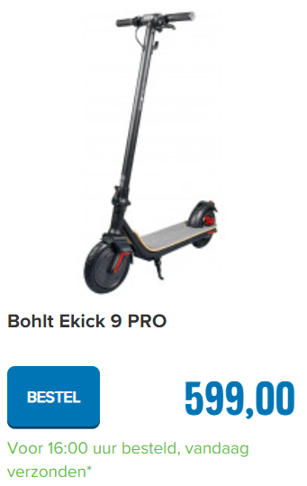 Bohlt ekick 9 pro